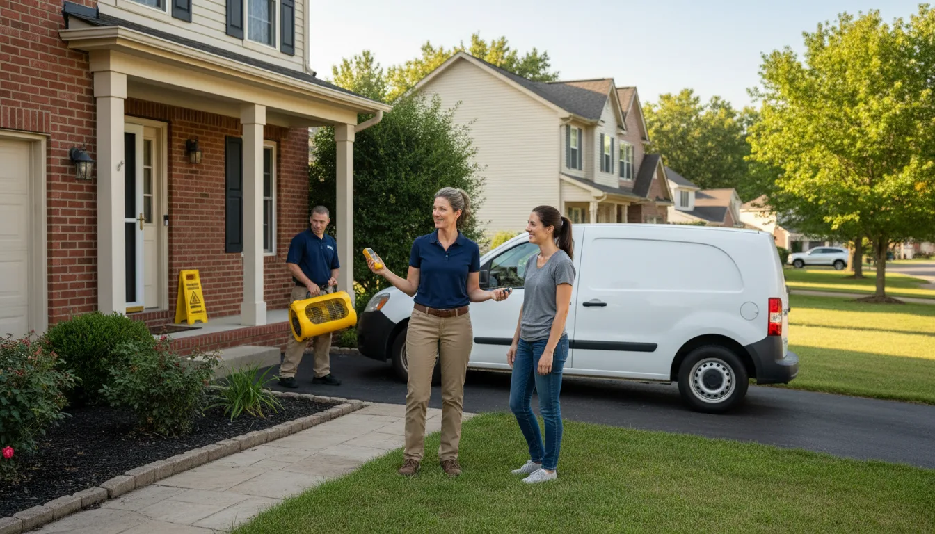 Residential water damage restoration in New Jersey